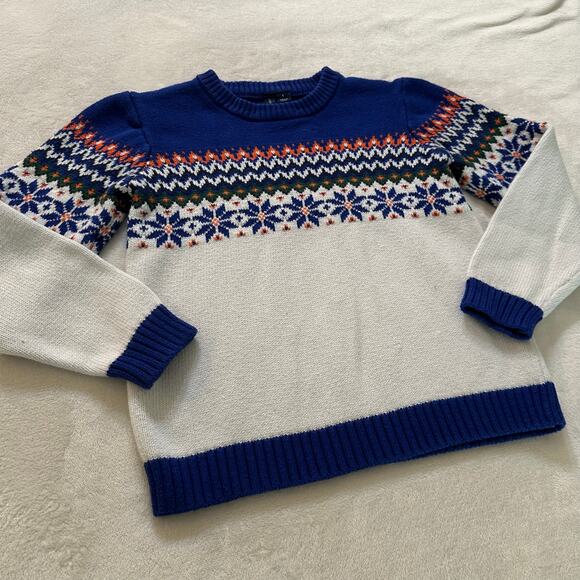 Janie and Jack Fair Isle Sweater sz 6 - Picture 7 of 11
